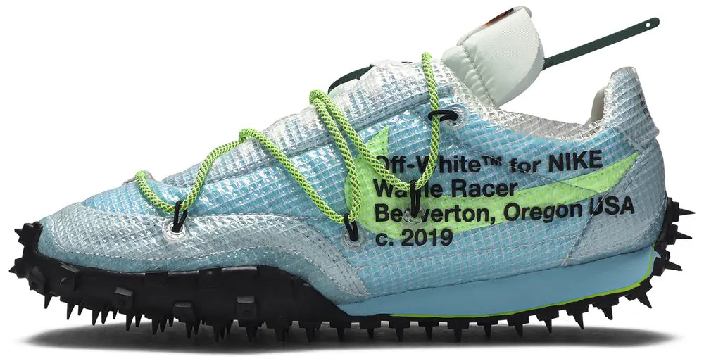 Off-White x Wmns Waffle Racer 'Vivid Sky'