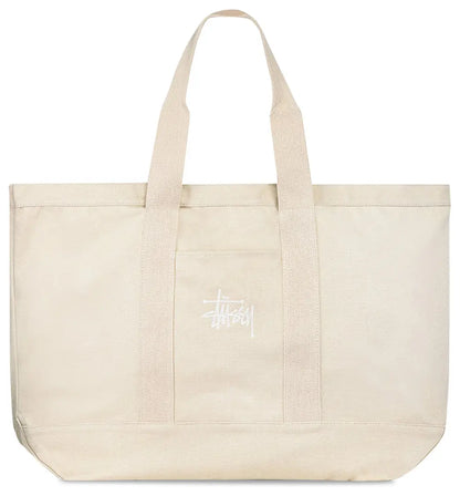 Stussy Canvas XL Tote Bag 'Natural'