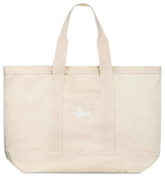 Stussy Canvas XL Tote Bag 'Natural'